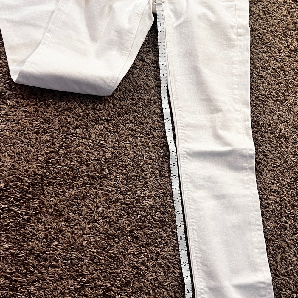 J. Crew Women's White Match Stick Jeans - Picture 6 of 12